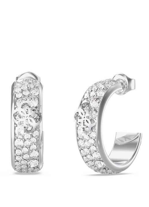 GUESS Oorringen JUBE06402JWRHT-U  - voorkant zilver