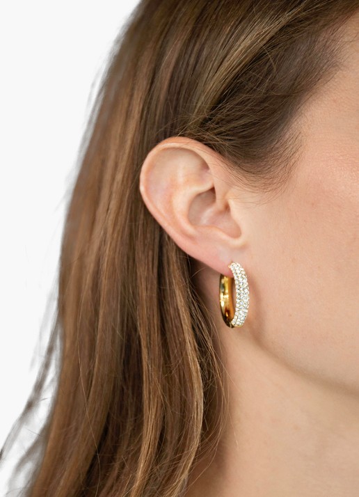 GUESS Oorringen JUBE06425JWYGT-U  - voorkant 3 goud