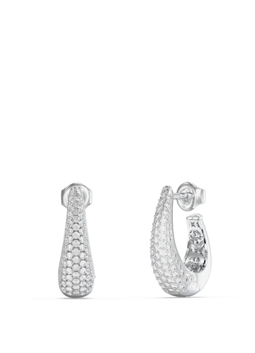 GUESS Oorringen JUBE06429JWRHT-U  - voorkant 2 zilver