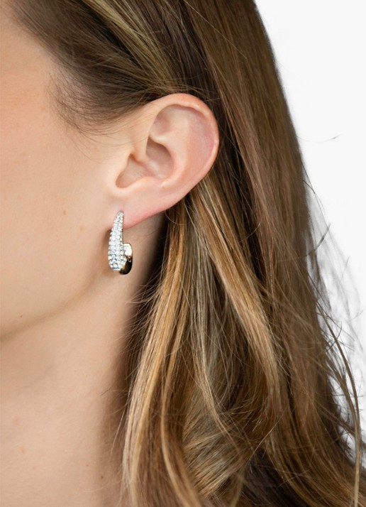 GUESS Oorringen JUBE06429JWRHT-U  - voorkant 3 zilver