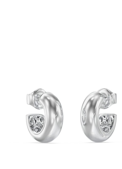 GUESS Oorringen JUBE06439JWRHT-U  - voorkant zilver