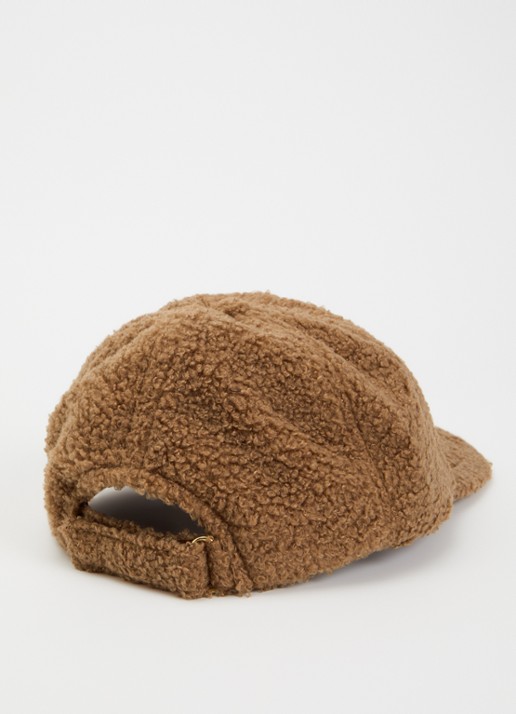 GUESS Pet van teddy met logo - detail cognac