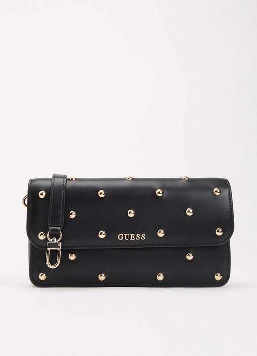 GUESS Sadie clutch met afneembare schouderriem en studs