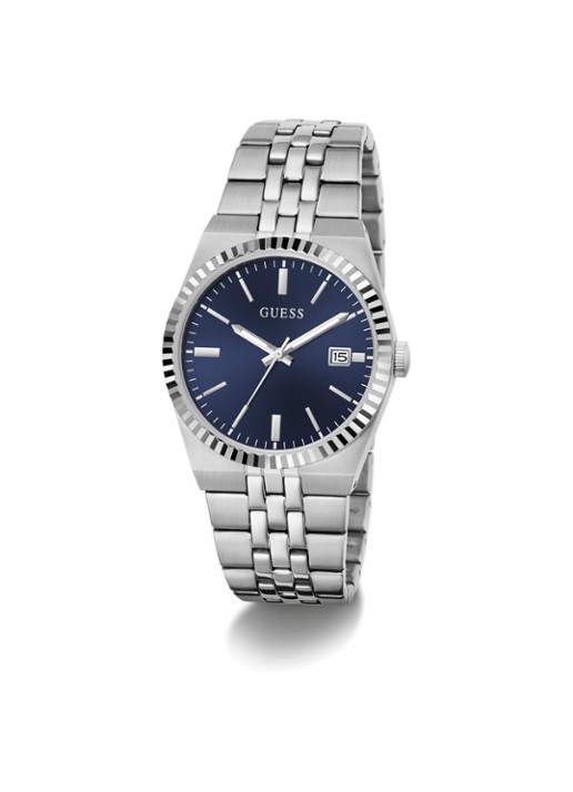 GUESS Vincent horloge GW1153G1 - detail zilver