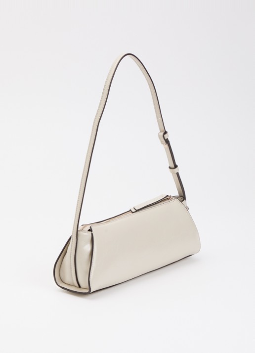 GUESS Xena handtas met logo  - achterkant 5 taupe