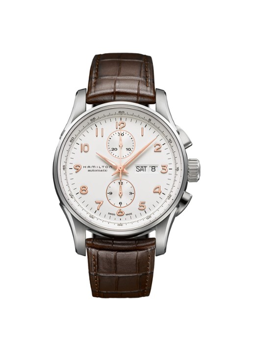 Hamilton Horloge Jazzmaster H32766513 - voorkant zilver