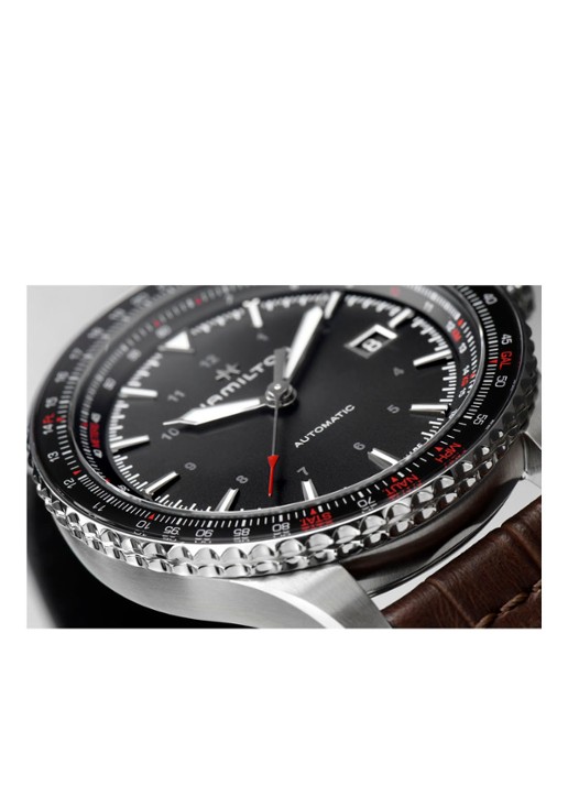 Hamilton Khaki Aviation Converter Automaat horloge H76615530 - detail 5 zilver