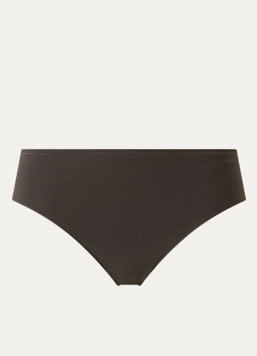 Hanro Allure high waisted slip - voorkant donkerbruin