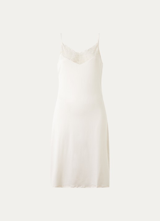 Hanro Azelia slipdress met details van kant