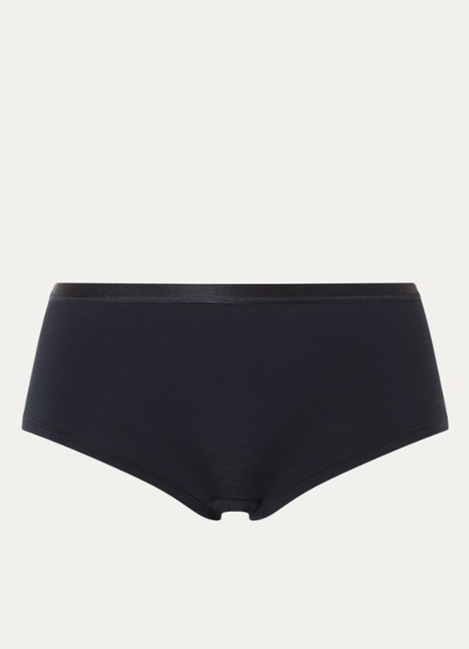 Hanro Cotton Sensation shorty - voorkant 4 zwart