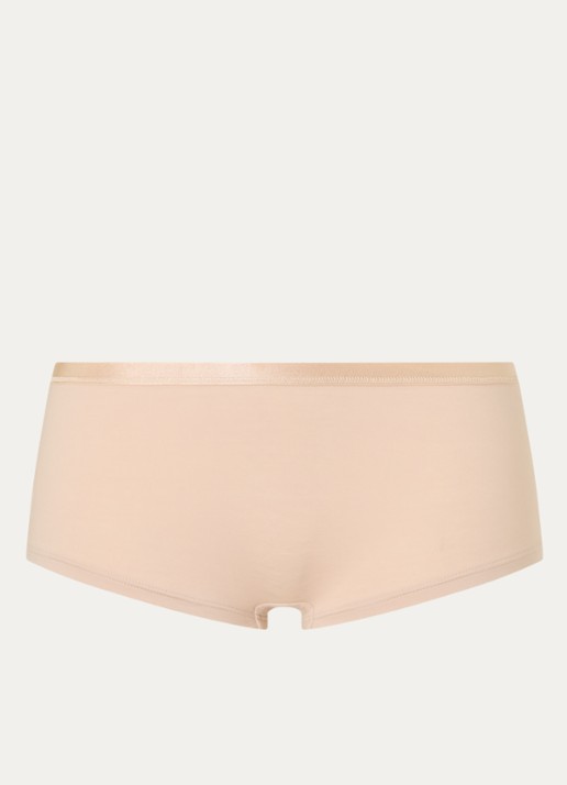 Hanro Cotton Sensation shorty - voorkant beige
