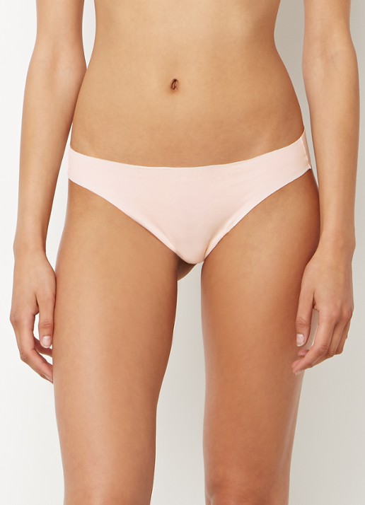 Hanro Invisible Cotton naadloze string - detail lichtroze