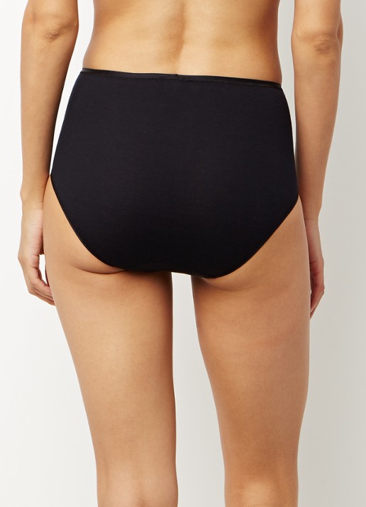 Hanro Naadloze maxi slip - achterkant 2 zwart
