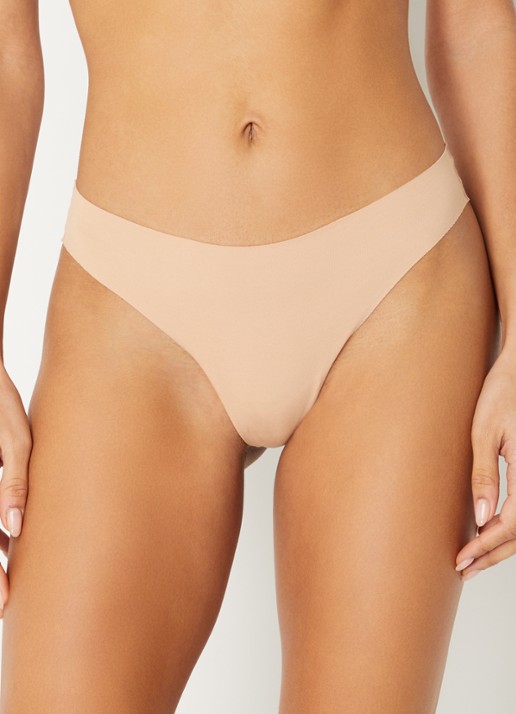 Hanro Naadloze string - detail 3 beige