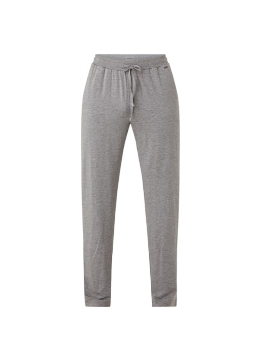 Hanro Pyjamabroek met steekzakken - voorkant 2 antraciet