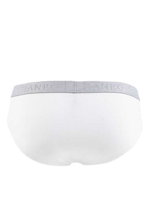 Hanro Slip in uni in 2-pack - achterkant wit