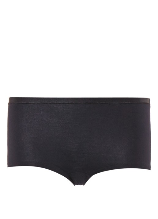 Hanro Soft Touch shorty - voorkant 3 zwart