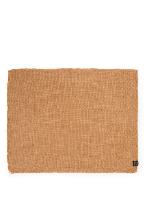 Haomy California placemat 35 x 45 cm - voorkant cognac