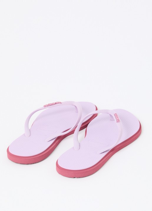 Havaianas Slim Point slipper met logo - achterkant 4 lichtpaars