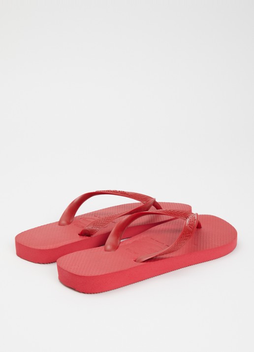 Havaianas Top slipper met logo - achterkant 4 rood