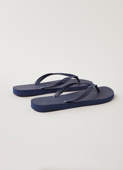 Havaianas Top slipper met logo - detail donkerblauw