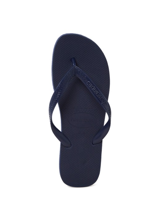 Havaianas Top slipper met logo - voorkant 3 donkerblauw