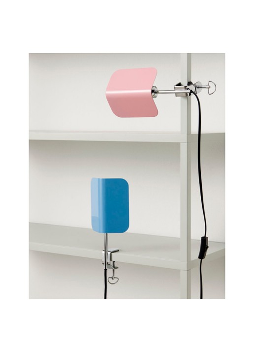 Hay Apex klemlamp 27,5 cm - voorkant 4 lichtblauw