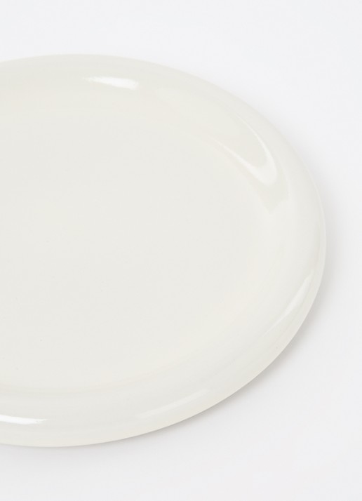 Hay Barro dinerbord 24 cm set van 2 - detail gebroken wit