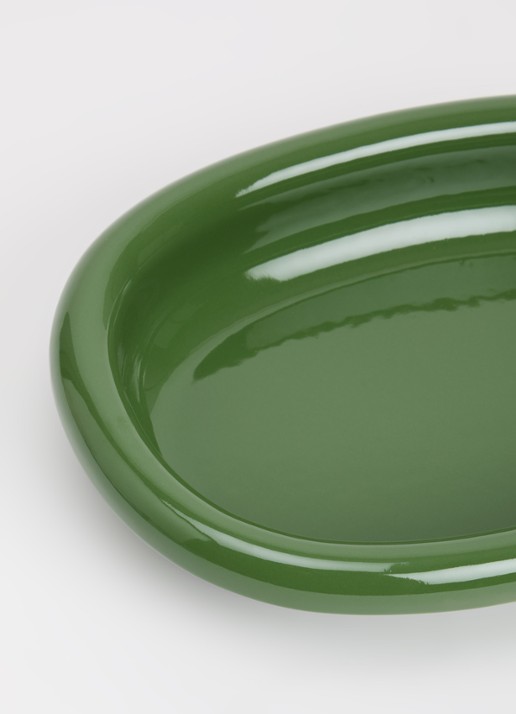 Hay Barro oval small serveerschaal  - voorkant 2 groen