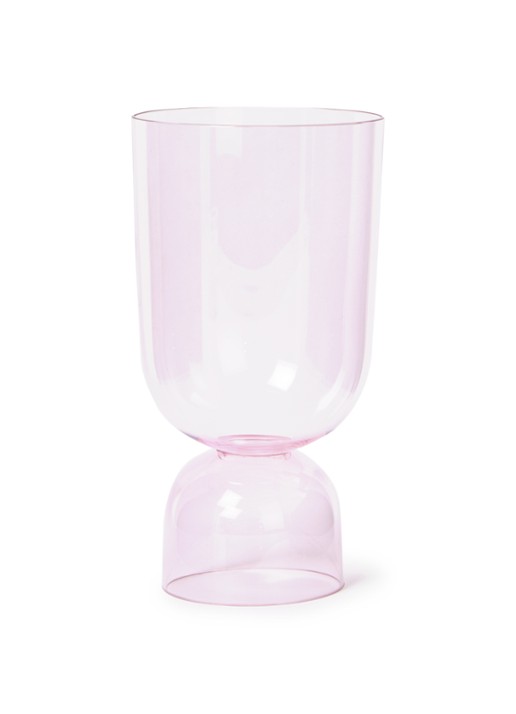 Hay Bottoms Up S vaas 21,5 cm - voorkant lichtroze