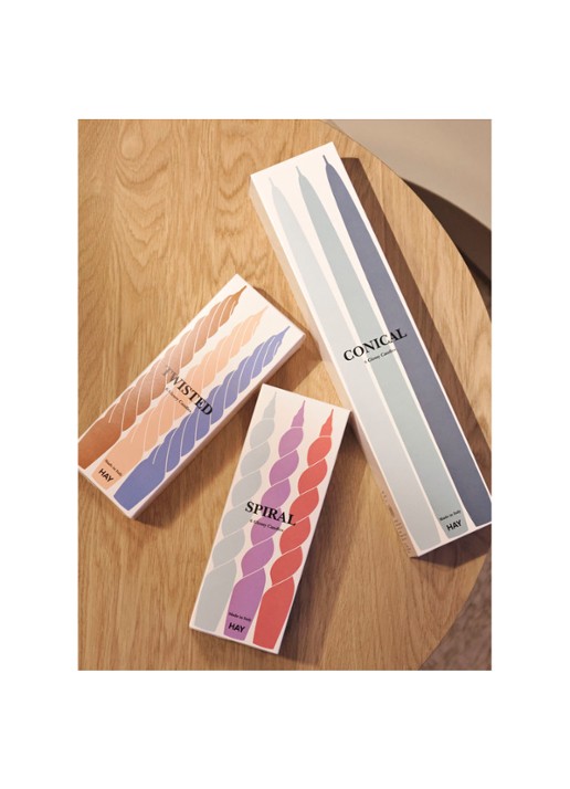 Hay Candle Twist kaars set van 6 - detail 2 undefined