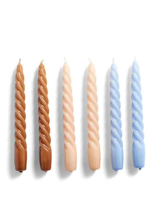 Hay Candle Twist kaars set van 6 - voorkant 4 undefined