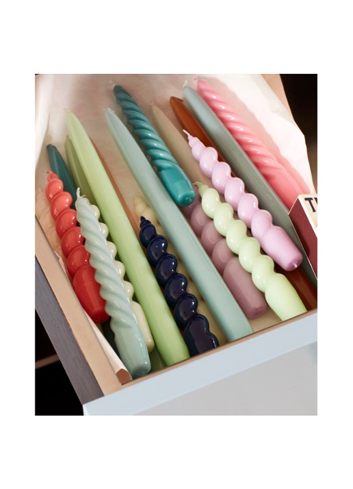 Hay Candle Twist kaars set van 6 - voorkant 5 undefined