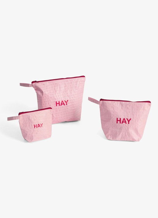 Hay Candy Mono toilettas met logo set van 3