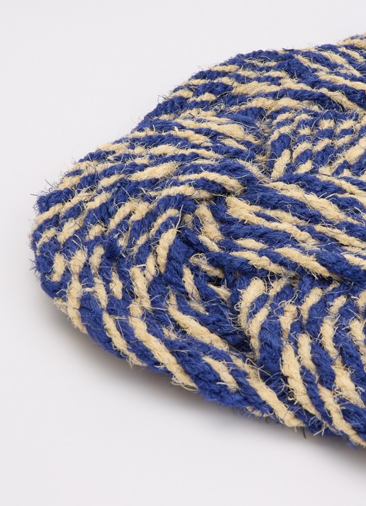 Hay Coco Swirl deurmat 40 x 80 cm - voorkant 2 blauw