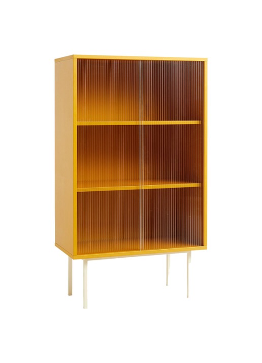 Hay Colour cabinet tall dressoir - voorkant geel