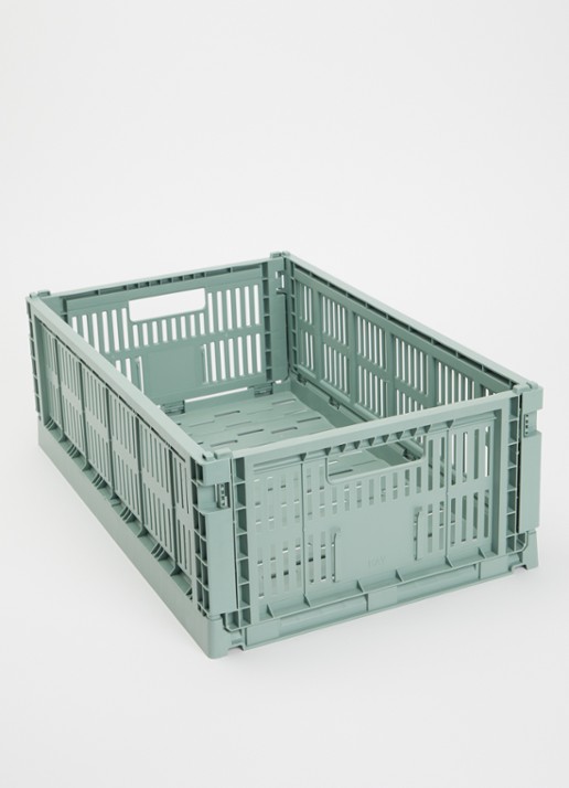 Hay Colour Crate L vouwkrat - voorkant 2 lichtgroen