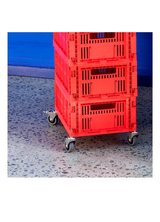 Hay Colour Crate L wielen set van 4 - detail 3 grijs