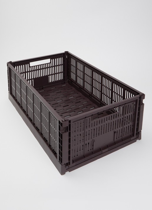 Hay Colour Crate X-Large vouwkrat - voorkant 2 aubergine