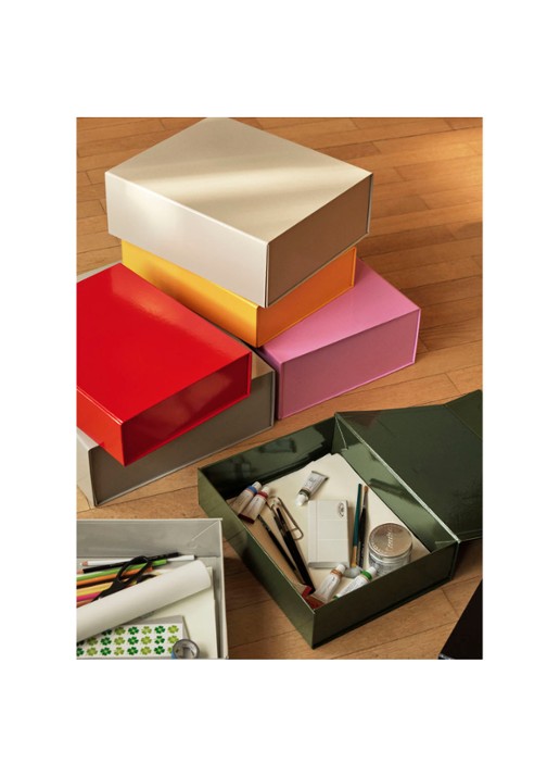 Hay Colour Storage opbergdoos - voorkant 3 khaki