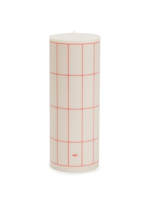 Hay Column L kaars 25 cm - voorkant lichtroze