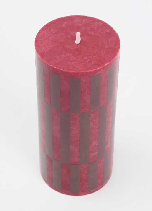 Hay Column Small kaars  - voorkant 2 rood