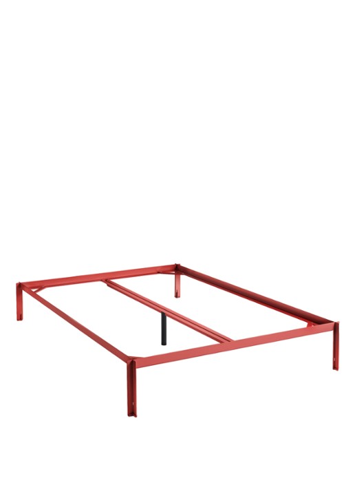 Hay Connect bed 140 x 200 cm  - voorkant rood