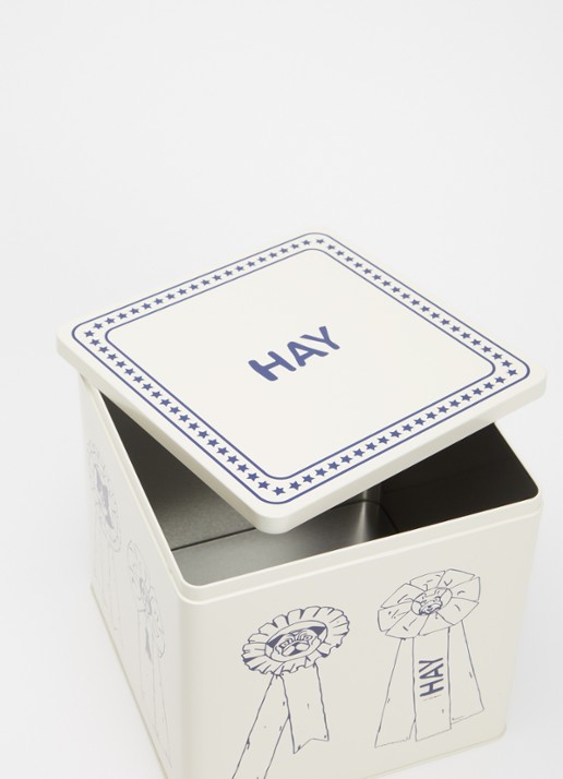 Hay Dogs snack L opbergdoos  - voorkant 2 blauw