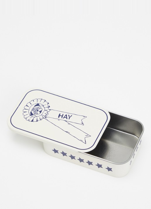 Hay Dogs snack S opbergdoos  - detail blauw