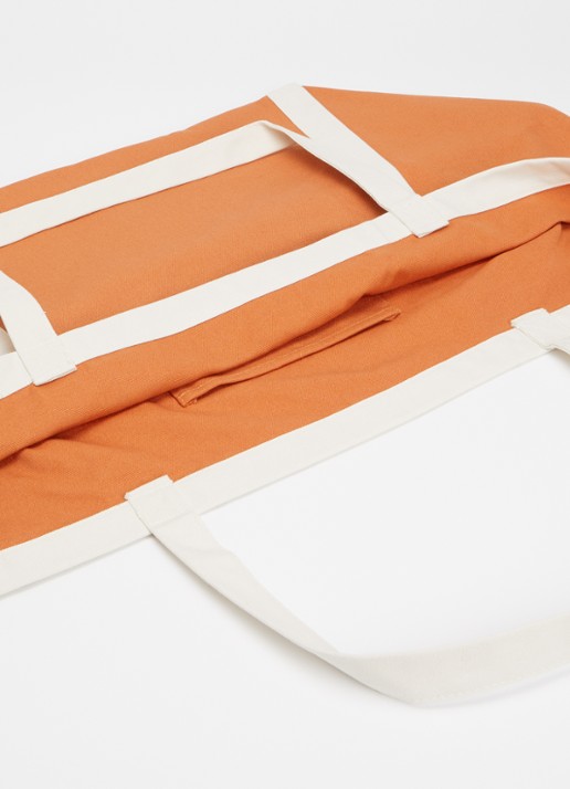 Hay Everyday Sports M shopper van canvas - detail 2 oranjebruin