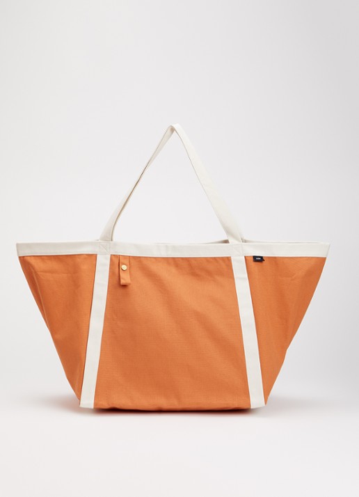 Hay Everyday Sports M shopper van canvas - voorkant 5 oranjebruin