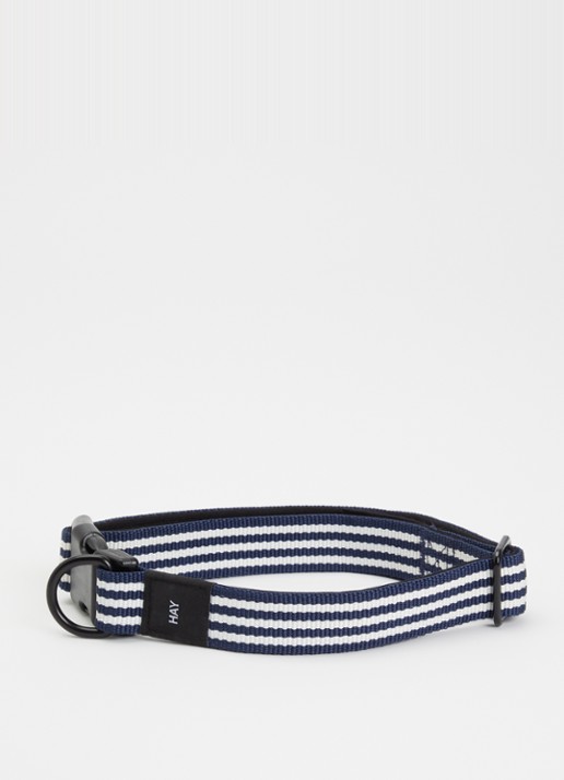 Hay Flat hondenriem M/L - voorkant 2 blauw