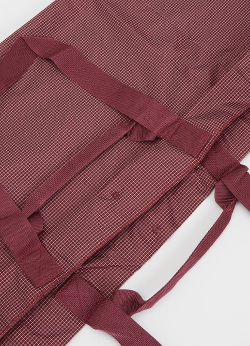 Hay Grid L shopper met ruitdessin en water afstotende coating - detail 3 bruin