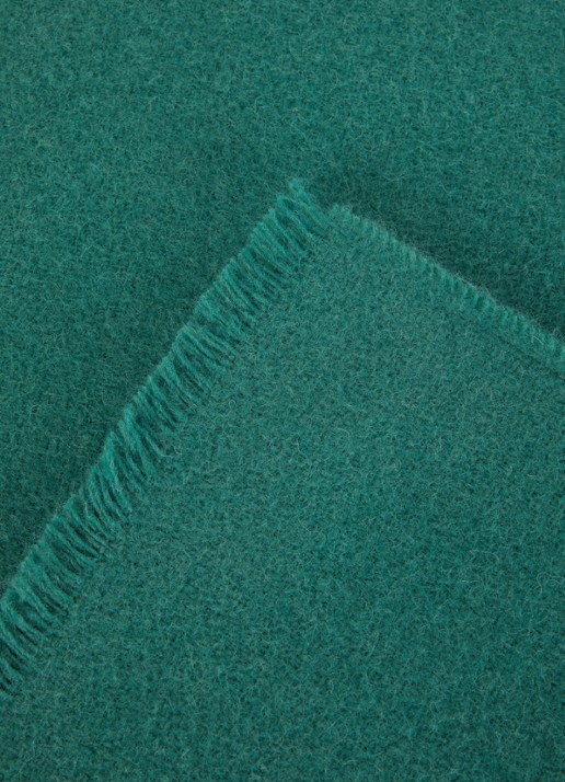 Hay Mono plaid van wol 130 x 180 cm - detail 3 groen